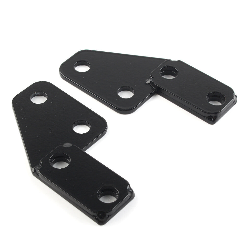 2x Metal Black License Plate Bar Eliminator for Harley 97-08 FLT FLHT