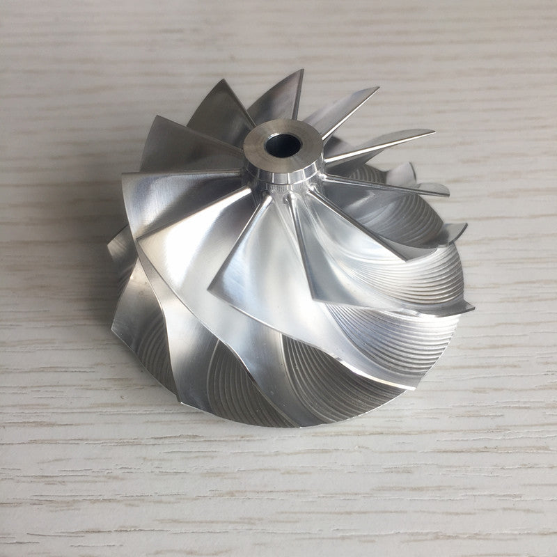 GT15-25 49.62/61.98 mm 11+0 Blade Turbine Bill Compressor Wheel