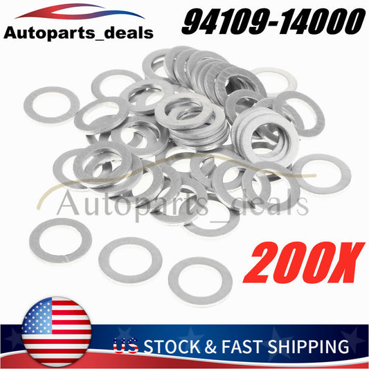200X 14MM TRANSMISSION OIL DRAIN PLUG CRUSH WASHERS 94109-14000 for HONDA / for ACURA Q