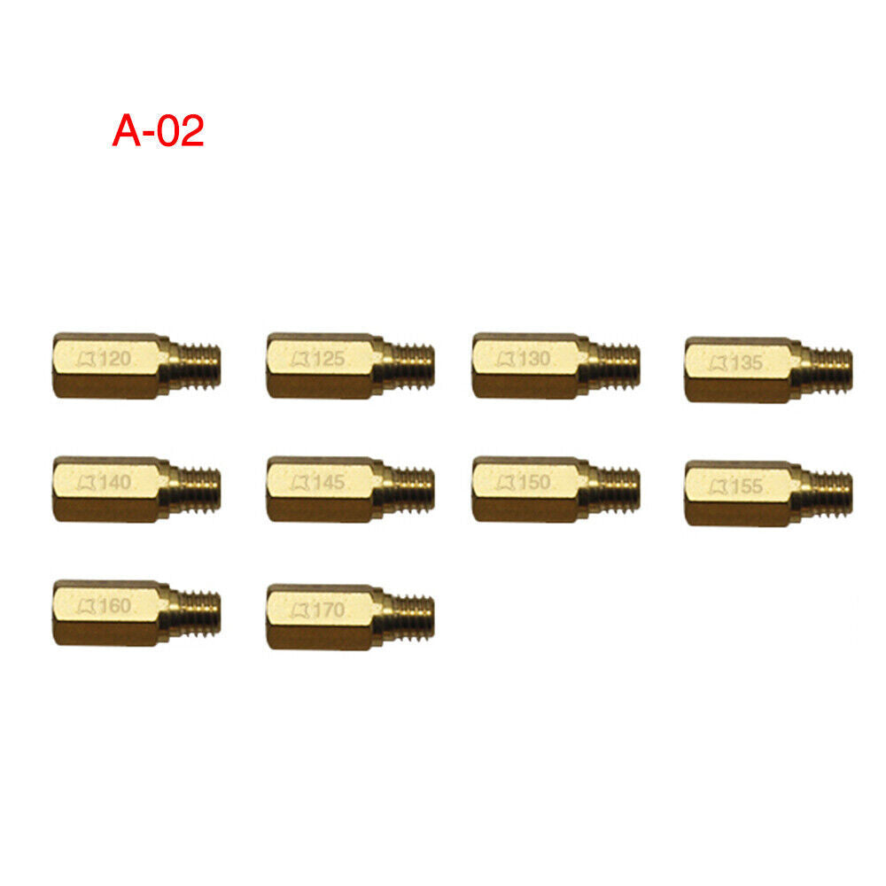 10 PCS Carburetor Main Jet Kit for CVK K120-K170 Carbs Main Jets Q