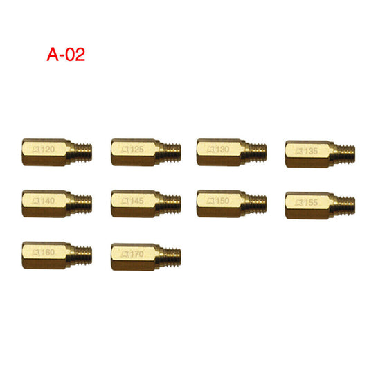 10 PCS Carburetor Main Jet Kit for CVK K120-K170 Carbs Main Jets Q