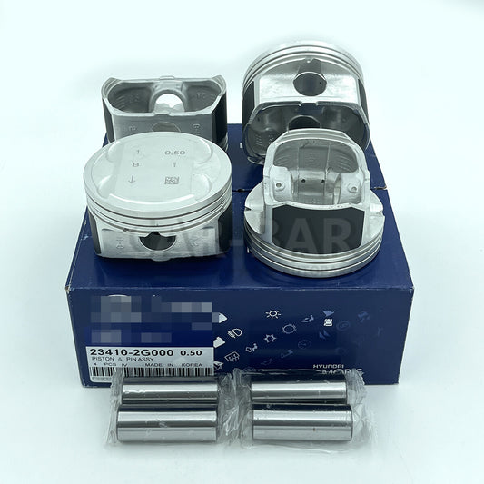 Oversized+0.5mm Pistons 234102G000 for 10-13 for Kia Forte for Hyundai for Tucson 2.0L