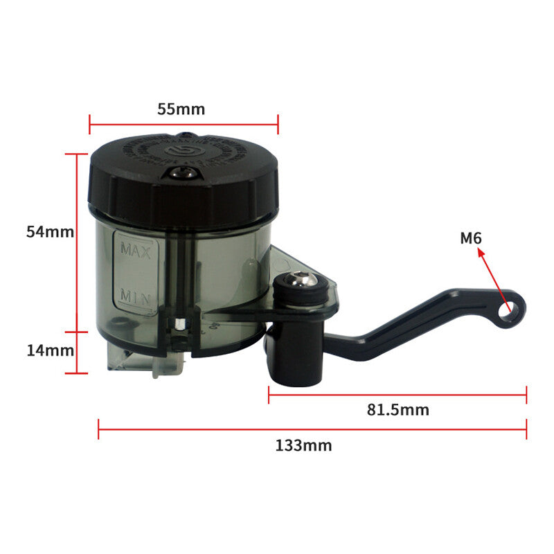 Durable Motorcycle Front Brake Reservoir Fluid Tank Bottle Oil Pot Cover Bracket v