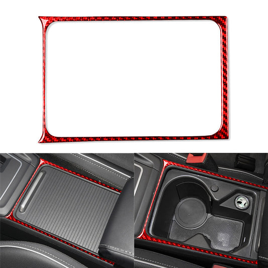 Mitte Wasser Cup Halter Rahmen Trim f¨¹r for Volkswagen for Golf 8 MK8 2021-2023 Red Car