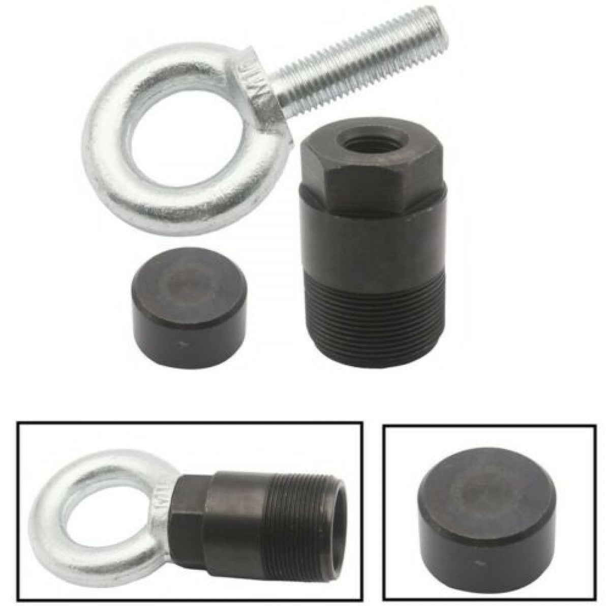 1 1/2 -16 Puller Crank Shaft Lifting Ring Kit fit for Yamaha for Mercury Motor black n