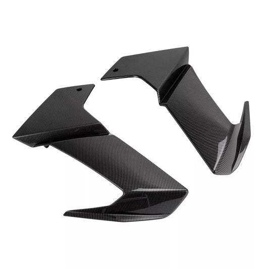 Carbon fiber side frame cover panels and fairings are suitable for the RS 660 2020-2022.