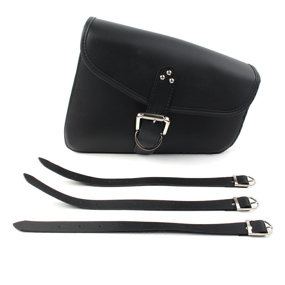 for Harley Davidson Sportster XL883, XL1200 Right Side PU Leather Saddlebag Bag Q