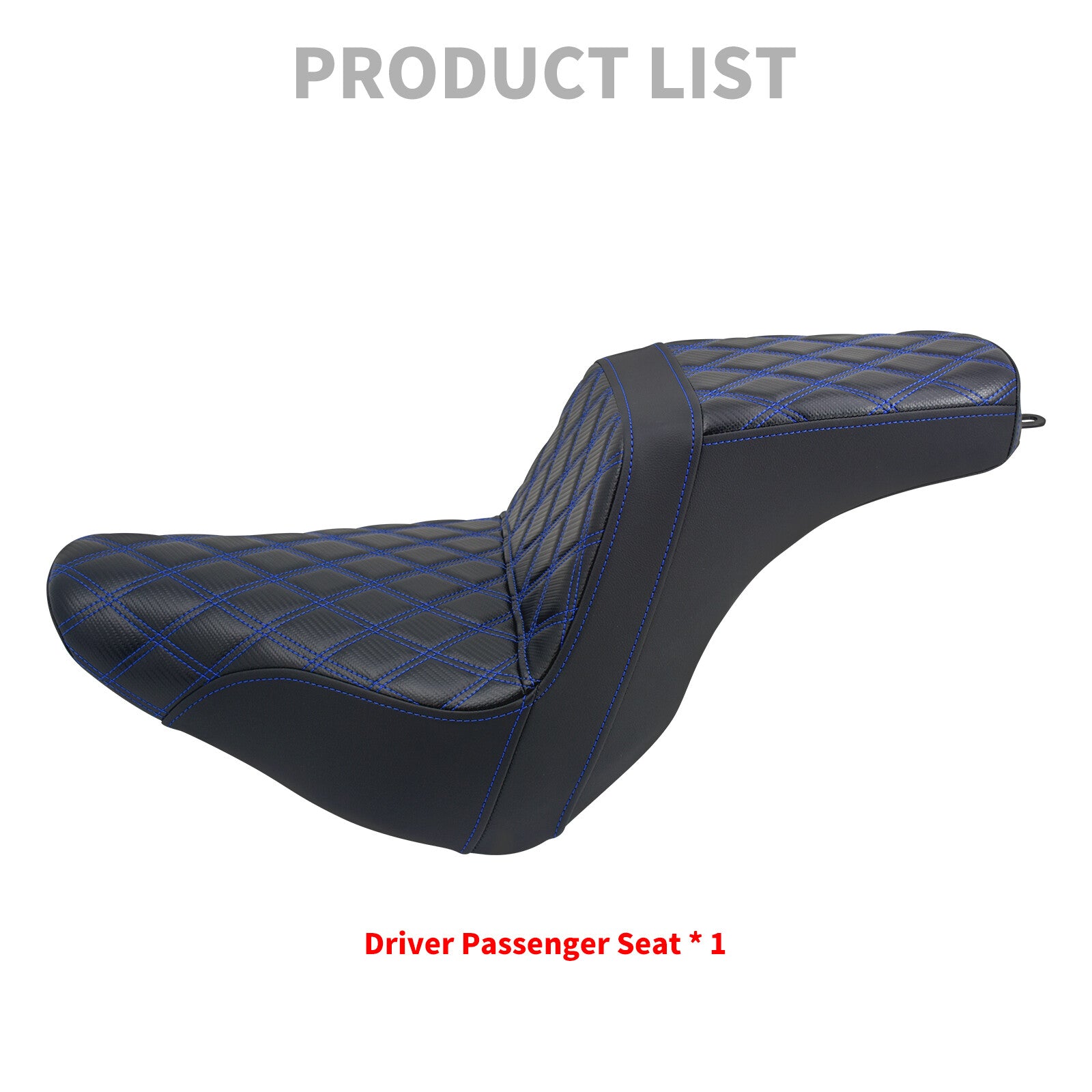 Driver Passenger Gel for Seat Blue Line for Harley Low Rider FXLRS FXLRST 2018-2024