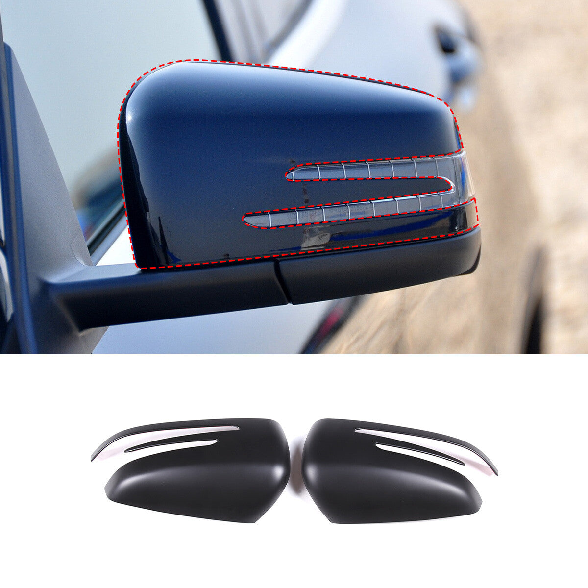 Carbon fiber door electric switch button frame decorative cover suitable for Corvette C7 14-19- v