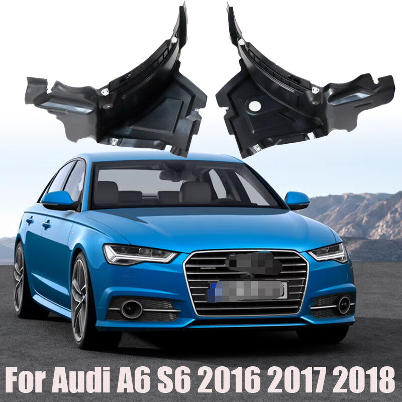 Front Section Fender Liners for Audi A6 S6 2016 2017 2018 Front Left+Right Side n