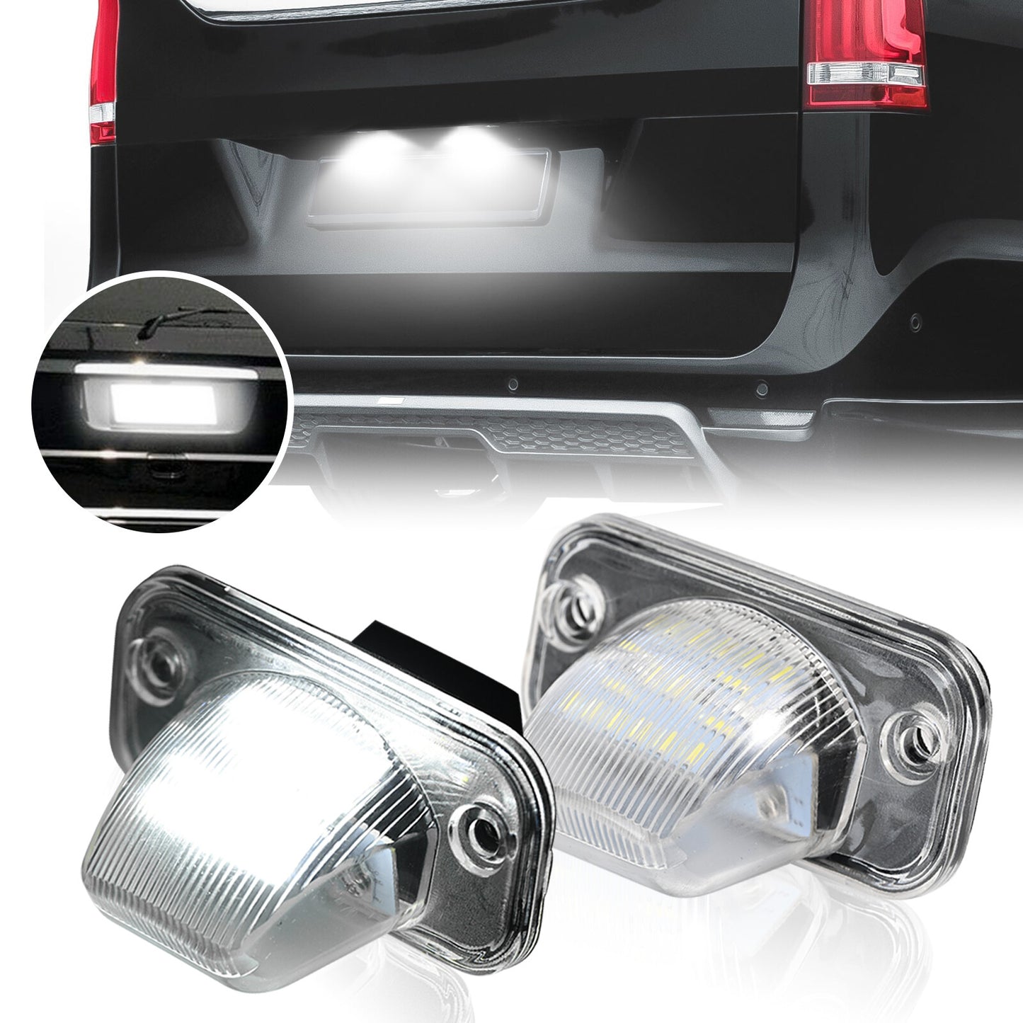 Led license plate lighting for VW T4 Transporter | Multivan | year 90-03 for Passat Q