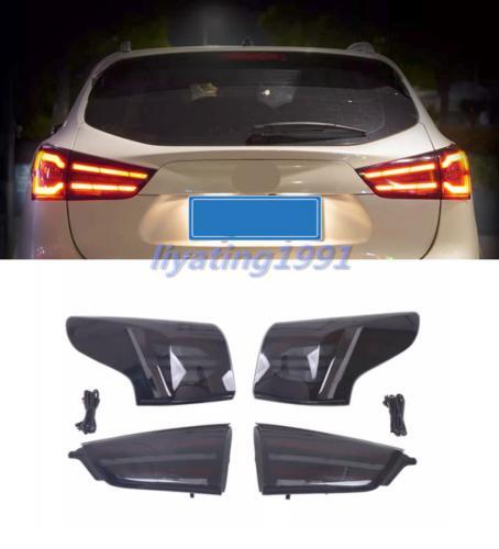 Pair of LED taillights for Nissan Qashqai Rouge Sport 2016 - 22 (with smoke brake)