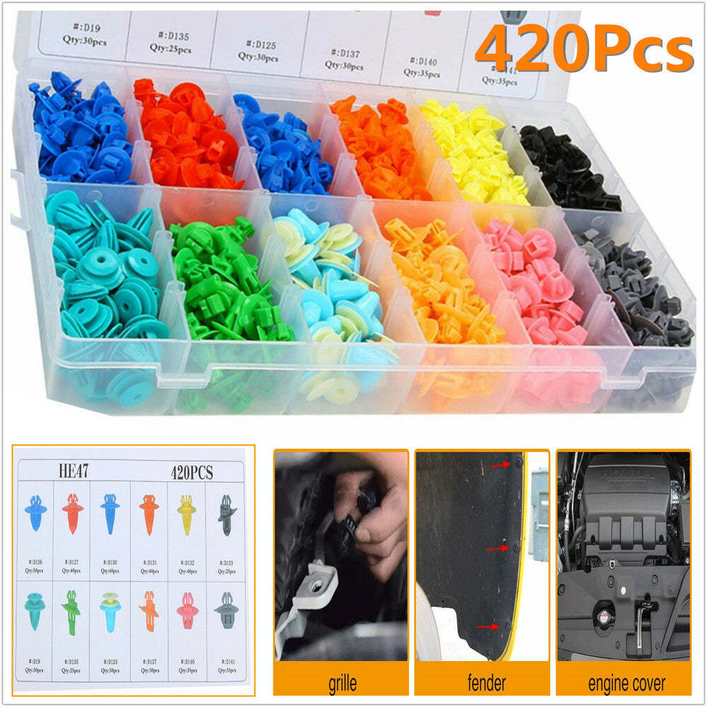 420pcs Fender body door trim rivet clips fasteners - Category n
