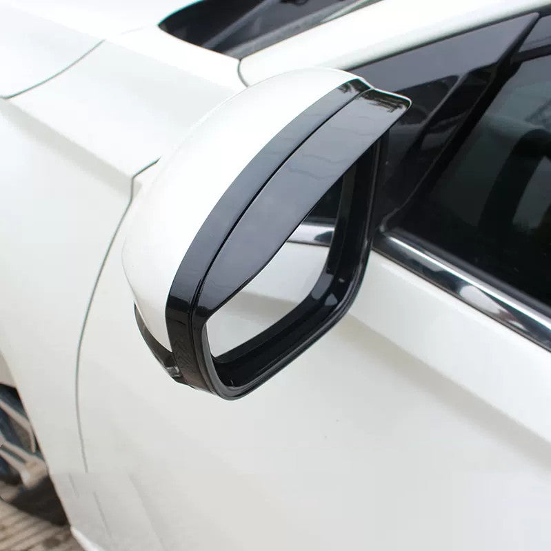 for Nissan Altima 2019-2025 Bright Black Rearview Mirror Rain Eyebrow Trim