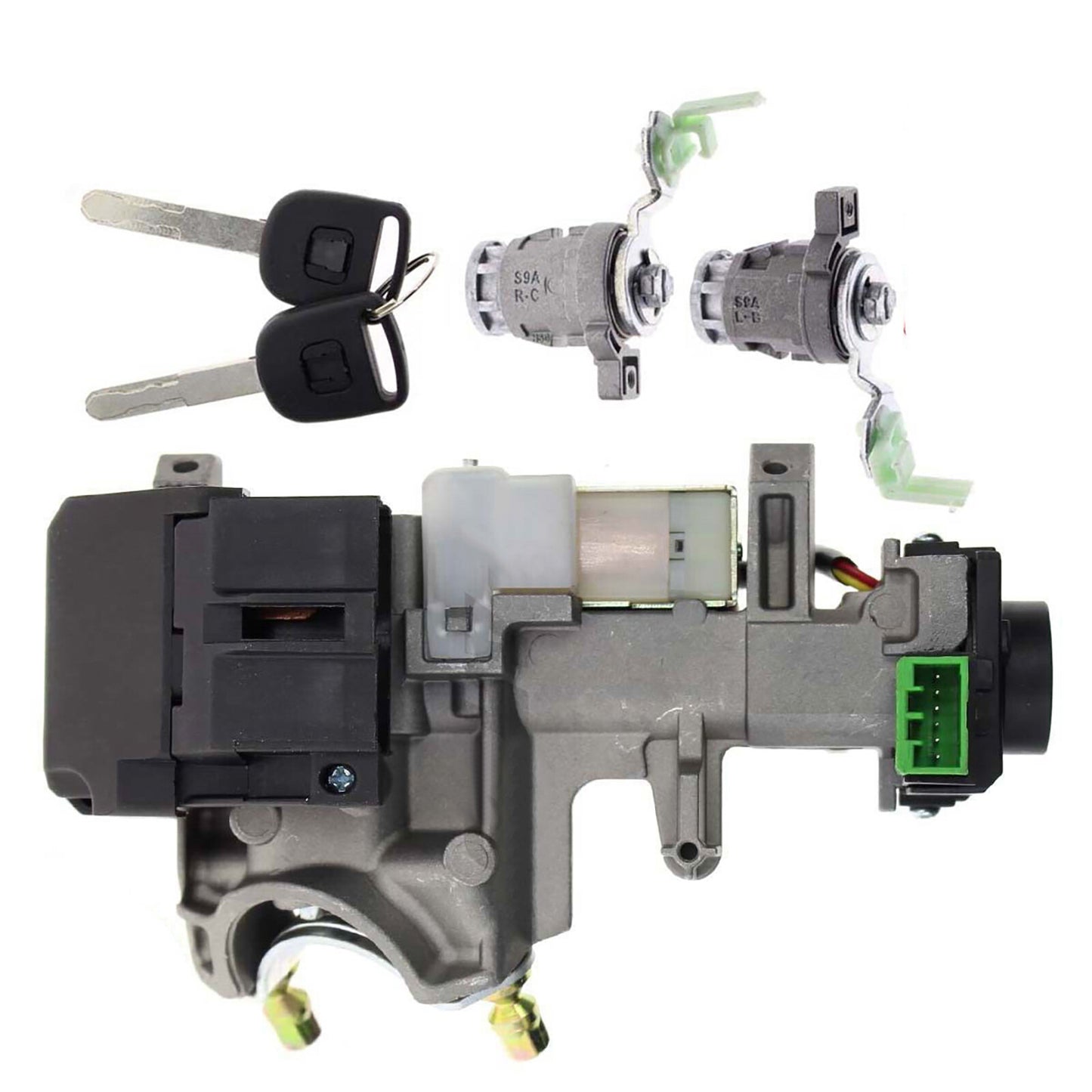 1 Set Ignition Switch Cylinder Door Lock Kit Accessories for Honda CRV 2002-06