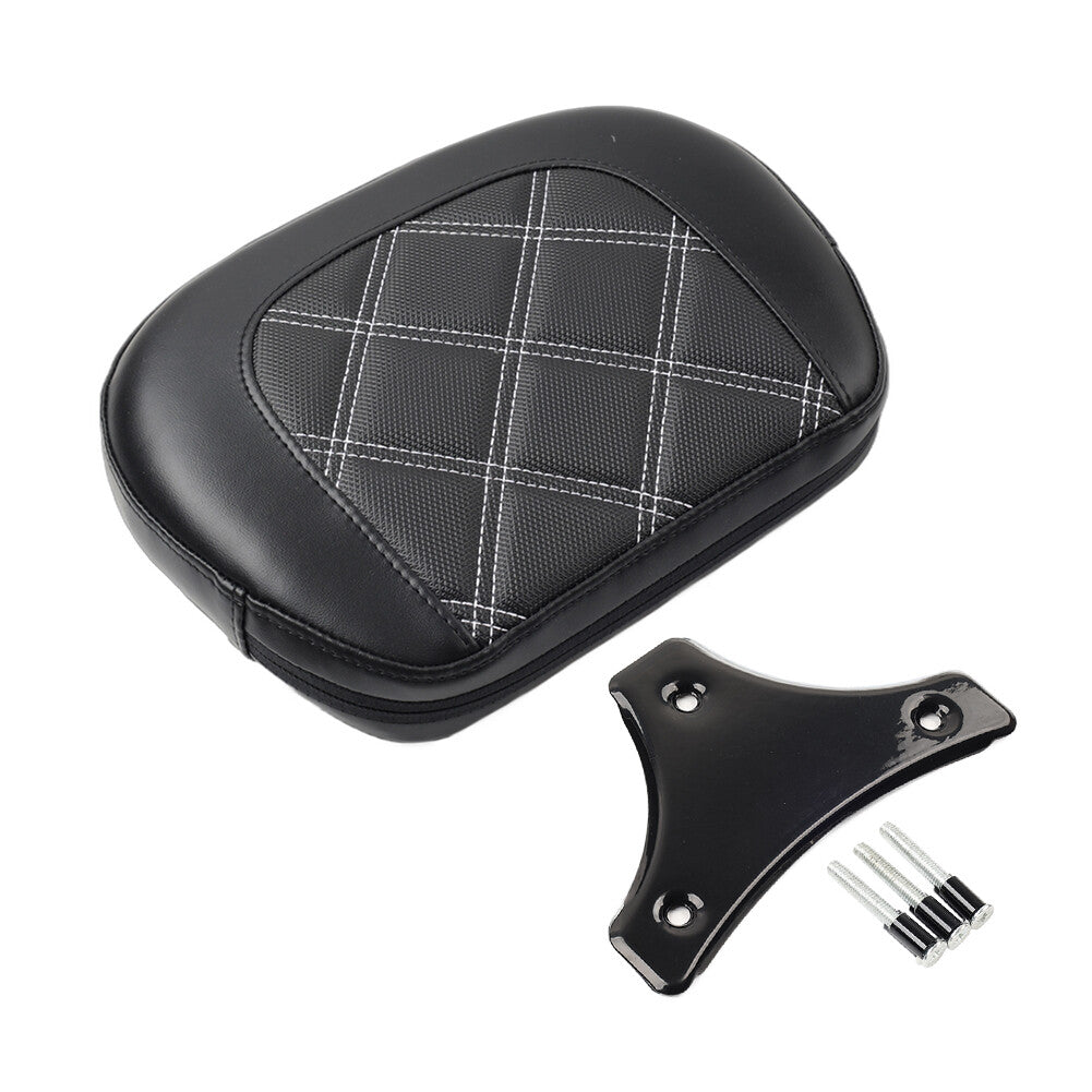 for Harley Road King FLHR Road Glide FLTR Passenger Sissy Bar Backrest Pad Kit