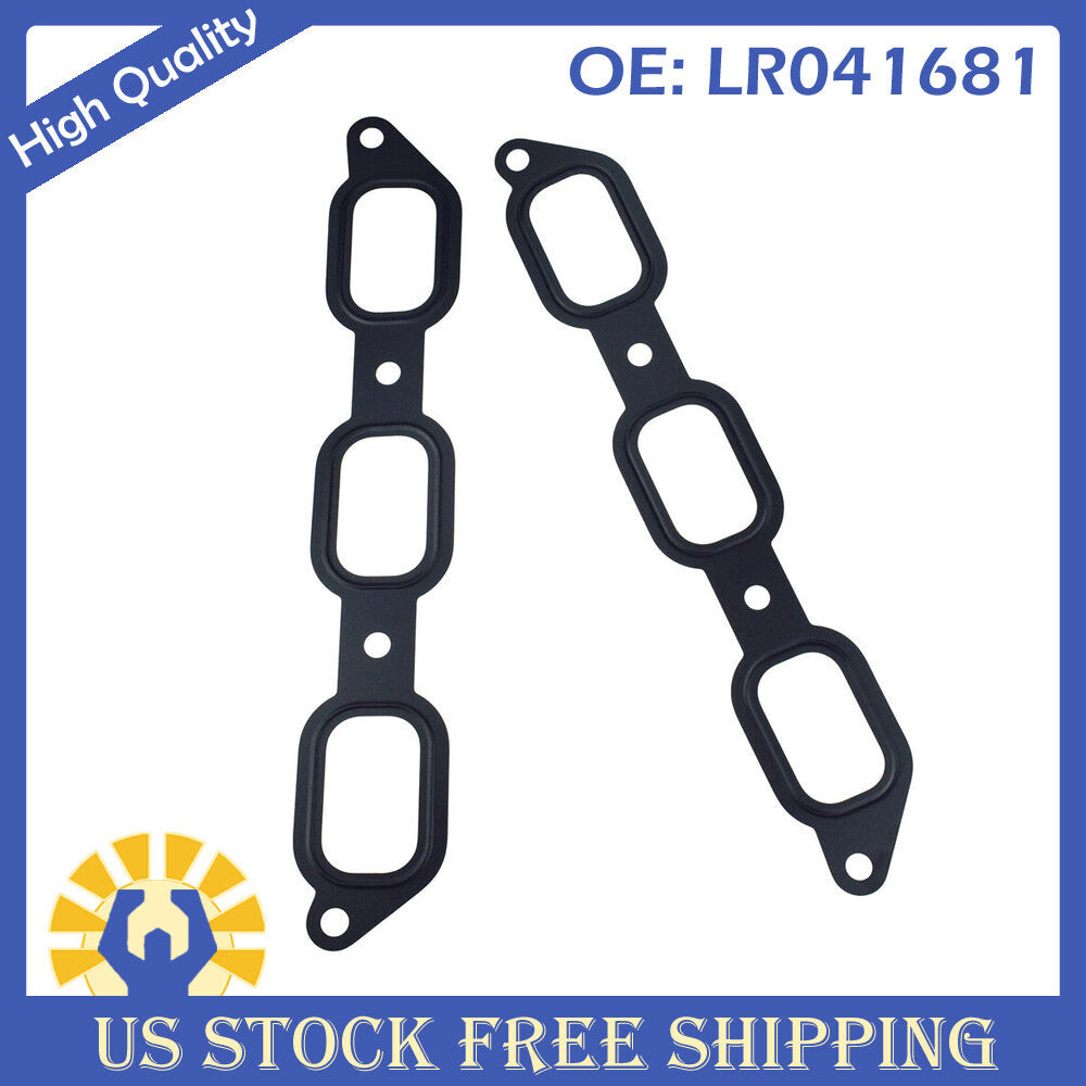 2 Engine Intake Manifold Gaskets for Land Rover Discovery LR4 RR (New LR041681) n