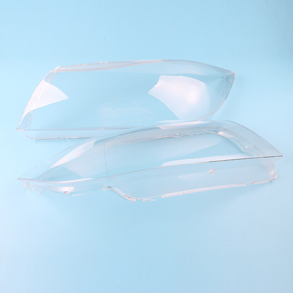2x LH RH Headlight Clear Lens Cover Fits For E90 Sedan E91 Touring 2004-2007