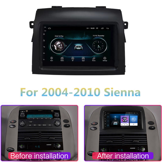 Android 2DIN Car Head Unit Radio Audio GPS Multimedia Player For 04-10 for Sienna