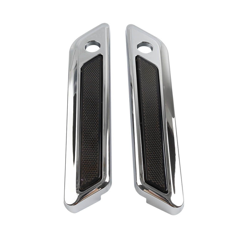 for Harley Touring Electra Glide Road King Saddle Bag Hinge Latch Covers Chrome Q