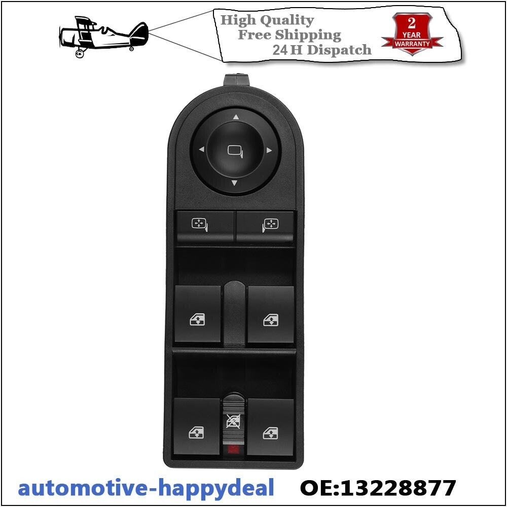 Electric Window Control Switch Console for Vauxhall ZAFIRA B Mk2 ASTRA H MK5 V