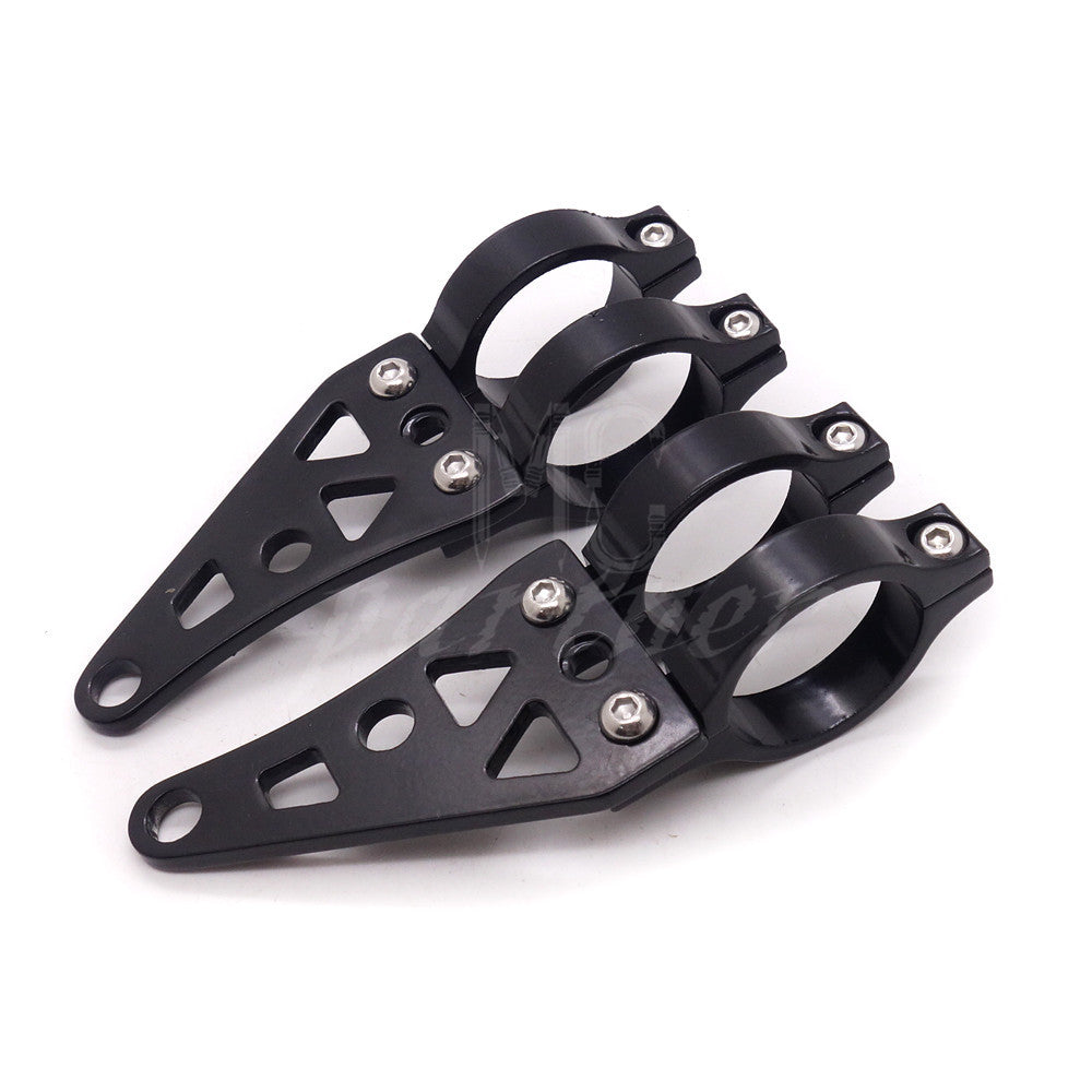 Universal 39mm Motorcycle Headlight Mount Bracket Fork Aluminum For Cafe Racer Q