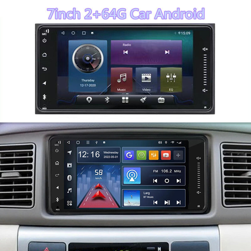 Android Car Radio Multimedia Player CarPlay Auto Stereo for Toyota Universal GPS