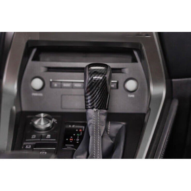 for Lexus NX200t 300h 2015-2021 Carbon Fiber Gear Shift Knob Molding Cover trim