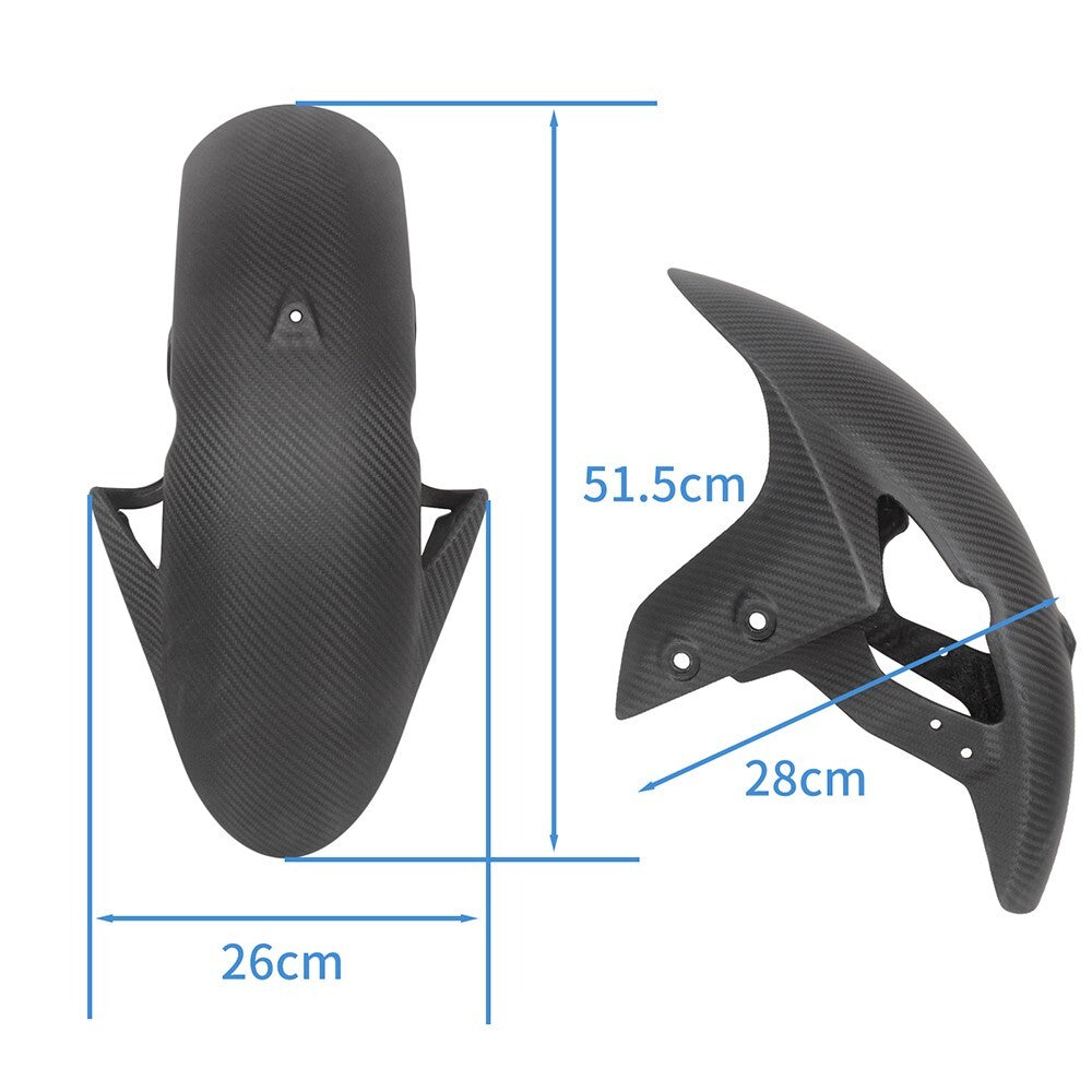 for Yamaha R7 Front Fender 100% Carbon Fiber Front Mud Cover - Matte Q