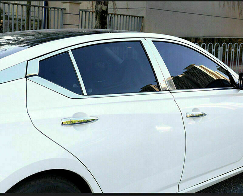 16x for Nissan Teana Altima 2019-2024 Chrome Steel Window Frame Sill Trim Cover
