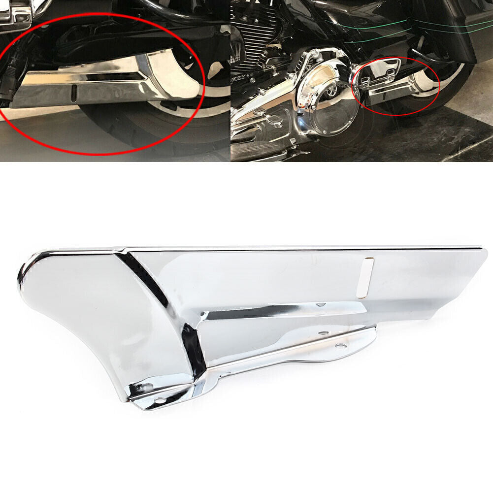 Lower Rear Belt Guard Cover Chrome for Harley Electra Street Road Glide King