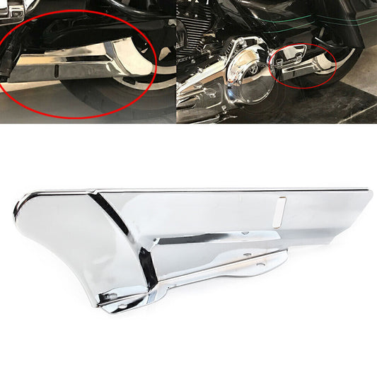 Lower Rear Belt Guard Cover Chrome for Harley Electra Street Road Glide King