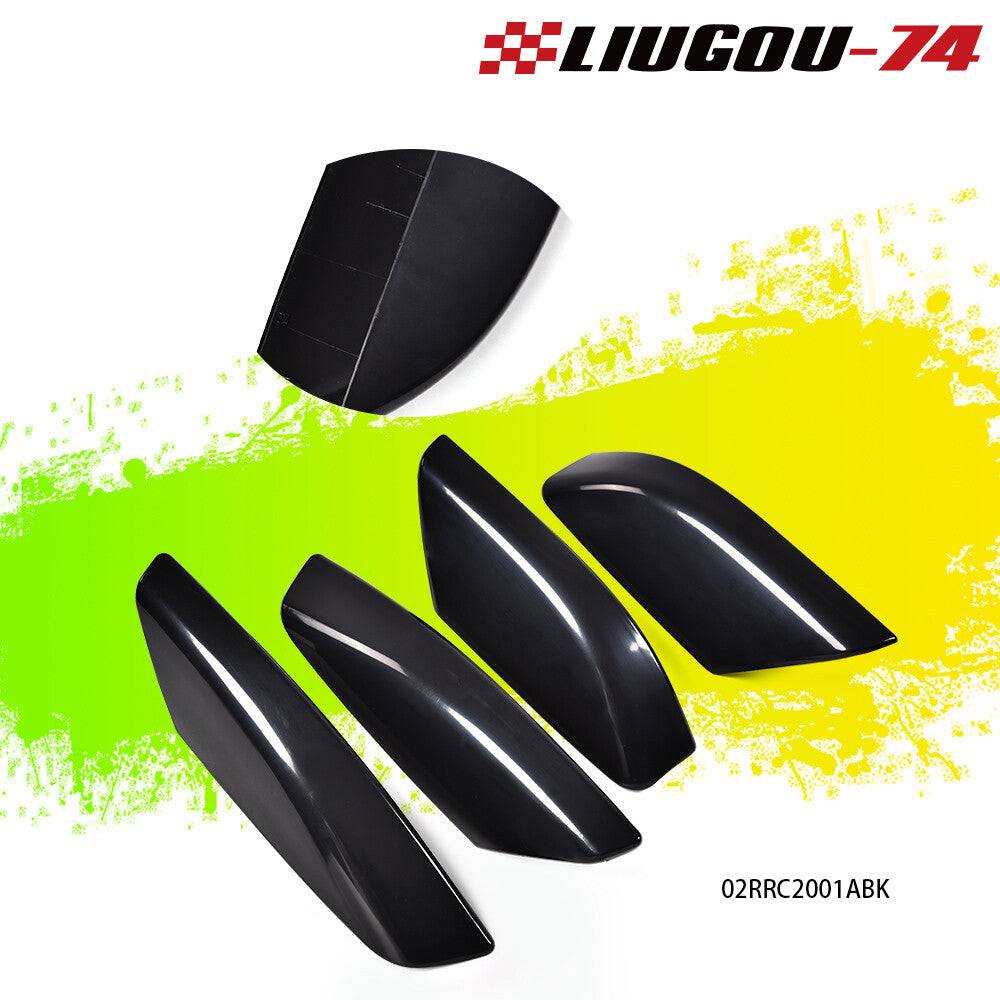 Fits for 4Runner 2003 - 2009 4pcs Roof Rack Bar End Cap Housing Cover New - v