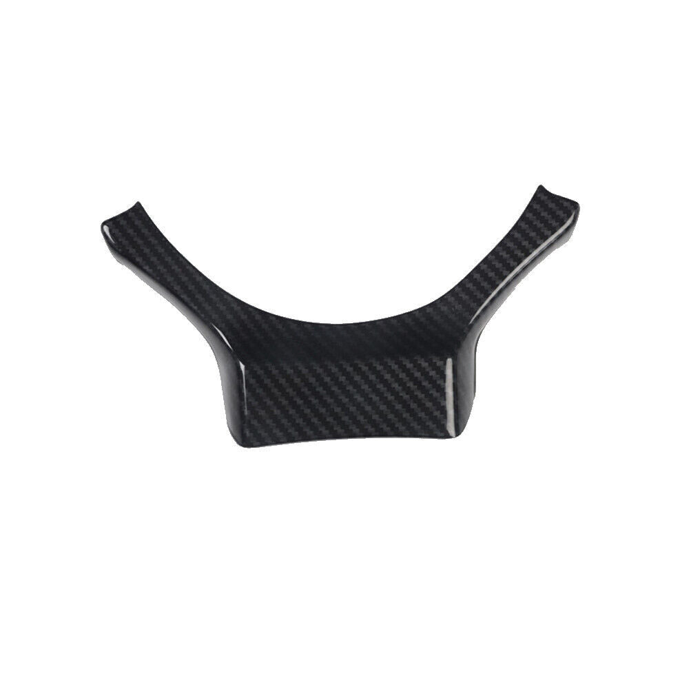 Car Steering Wheel U Type Cover Trim Fit for Lexus NX 2015-20 Black Carbon Fiber