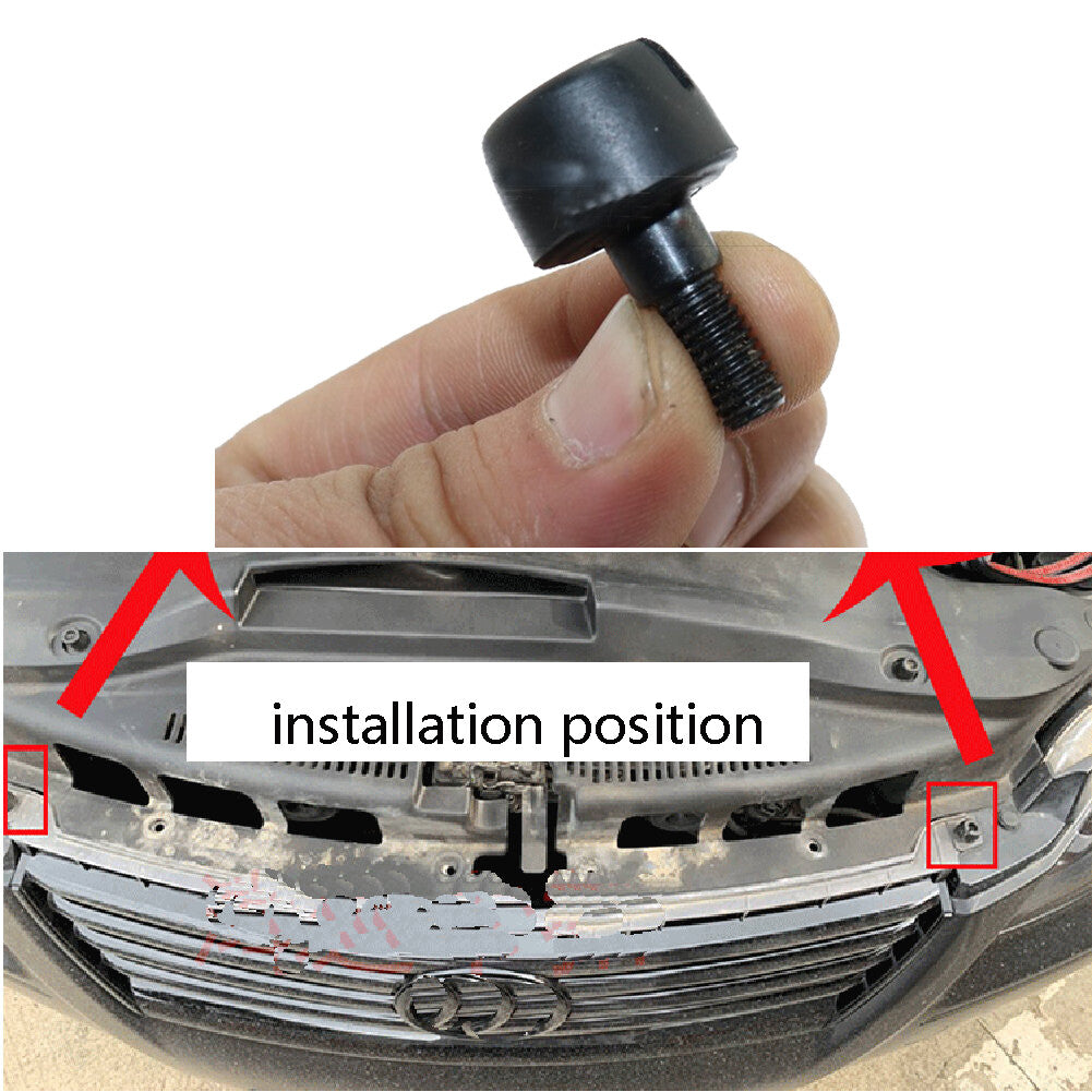 2 Car Hood Bumper Stop Screw Rubber Buffer Cap for Toyota