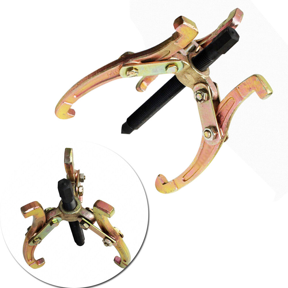 Steel 3 Jaw Gear Puller with Double-Sided Legs - External/Internal Pulling Repair Tool n