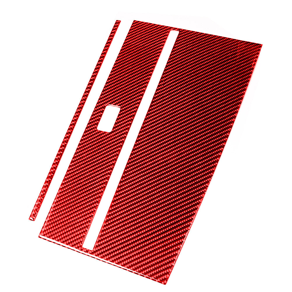 Red Carbon Fiber Rear Central Air Vent Cover Trim for Mazda CX-9 2010-2015 TypeB v