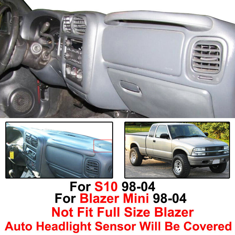 for Chevy S10 Blazer for Mini 1998- 2004 Dash Mat Dashboard Dashmat Pad Cover Carpet