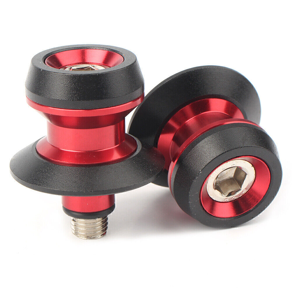 for Yamaha for Honda CBR600 for Kawasaki Z800 RED Swing Arm Spool Stand Screw Slider
