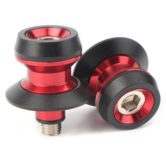 for Yamaha for Honda CBR600 for Kawasaki Z800 RED Swing Arm Spool Stand Screw Slider