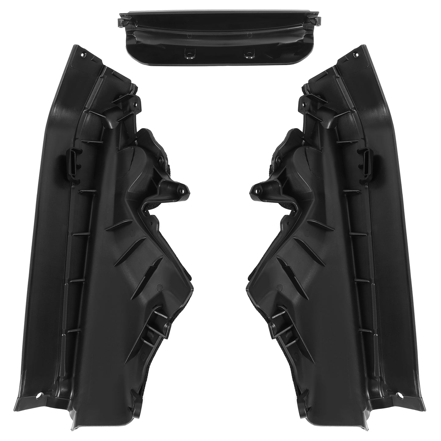 3PCS Engine Upper Cover Compartment Partition Panel For X5 X6 E70 E71 06-14