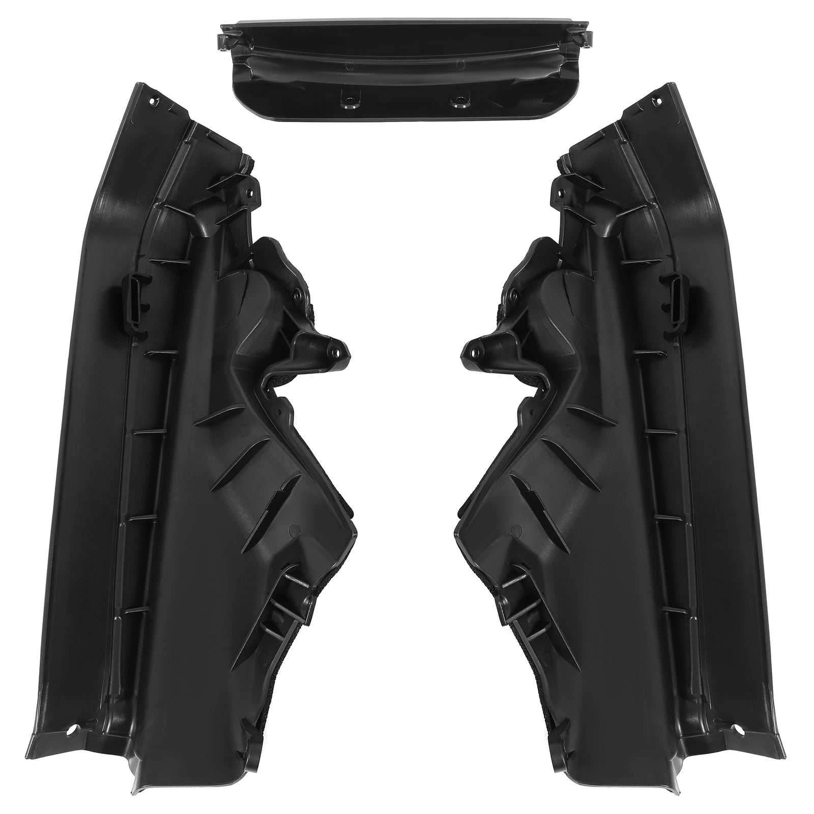 3PCS Engine Upper Cover Compartment Partition Panel For X5 X6 E70 E71 06-14