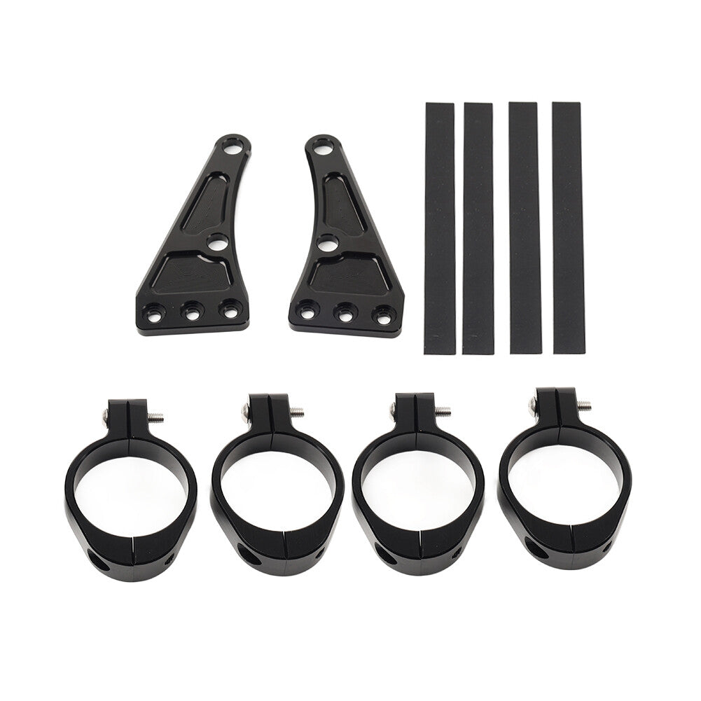 49MM Motorcycle Headlight Bracket Mount Clamp Fork Tube Holder for Harley