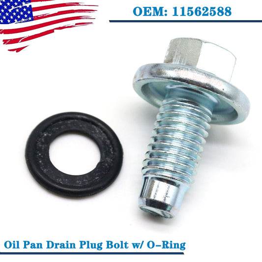 Engine oil drain plug 11562588 is suitable for Cadillac , , for GMC for BUICK 4.8L and 6.0L engines. n