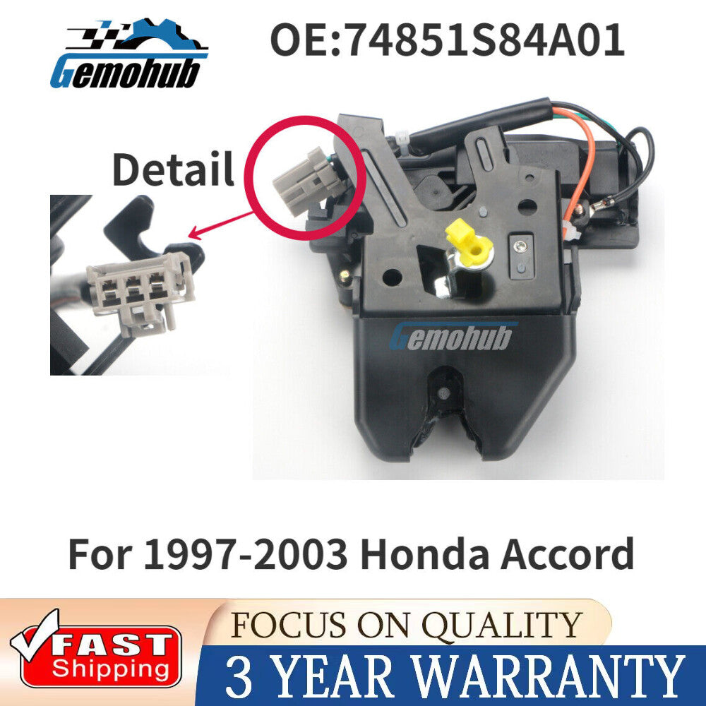 74851S84A01 Bootlid Rear Trunk Lid Lock Latch for 1997-2003 for Honda Accord