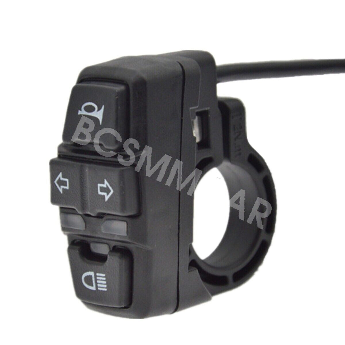 Headlight Horn Turn Signal Light Switch On/Off Button For Motorcycle Ebike Q