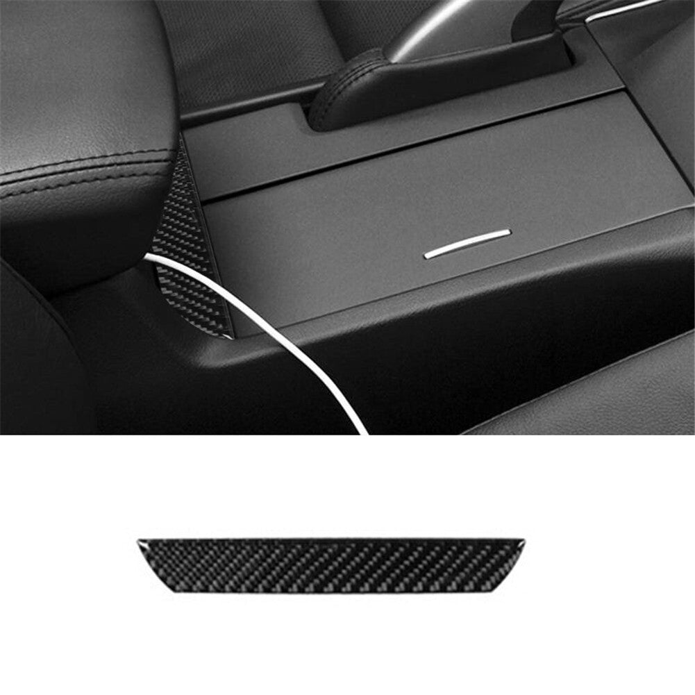 Carbon Fiber Interior Below Center Armrest Cover Trim for Acura TSX 2009-2014