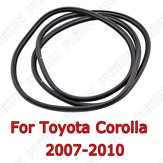 Rear Trunk Lid Weatherstrip Seal Strip Gasket Rubber for Toyota for Corolla 2007-10 Q