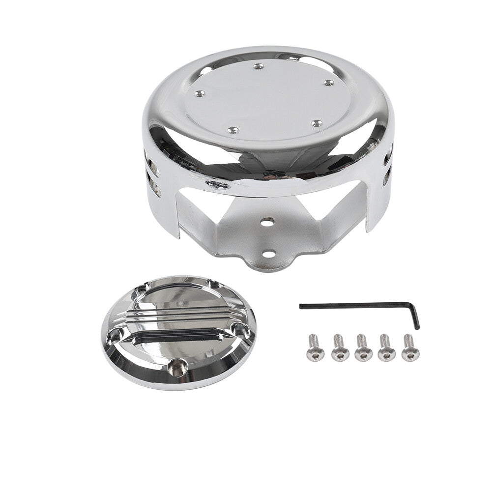 Horn Cover w/5 Hole Point Cover Kit for Harley Softail FXST Touring FLHT Dyna XL