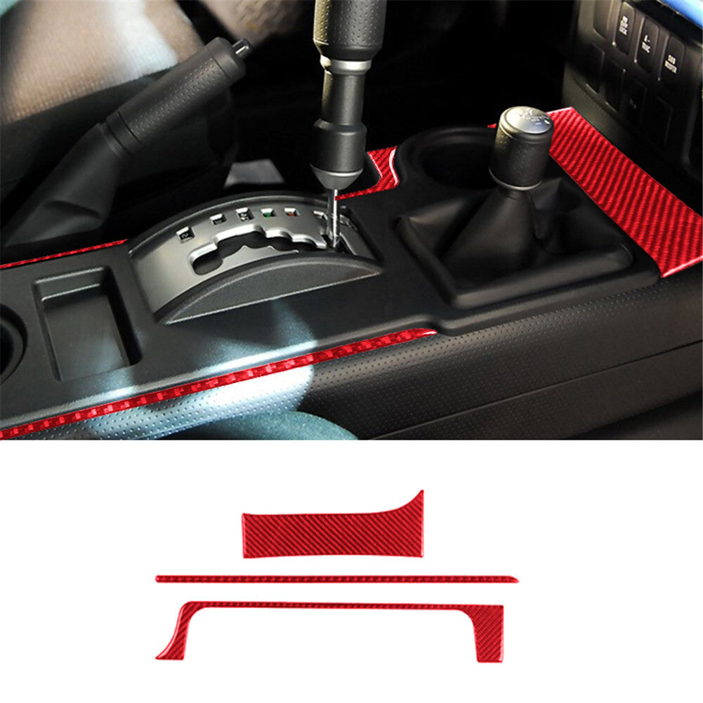5Pcs Carbon Fiber Overhead Console Panel Cover Trim for Chrysler 300 2005-2007 v